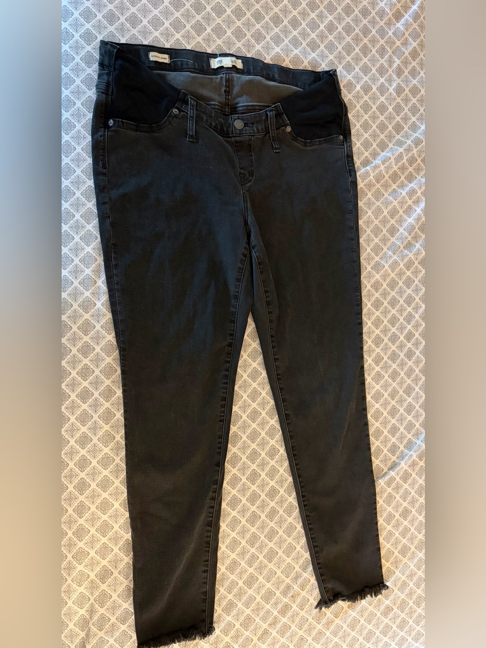 Madewell Black Skinny Maternity Jeans